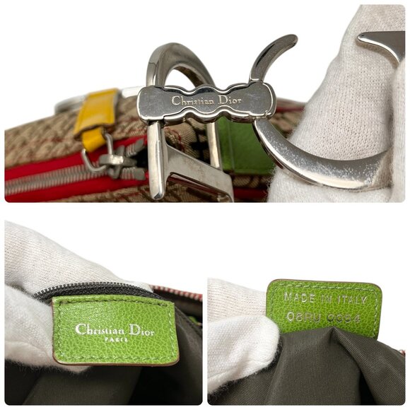 Dior Multicolor Canvas Shoulder Bag - Picture 14 of 14